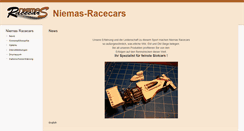 Desktop Screenshot of niemas-racecars.de