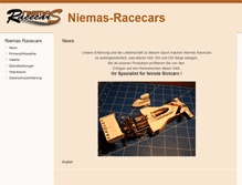Tablet Screenshot of niemas-racecars.de